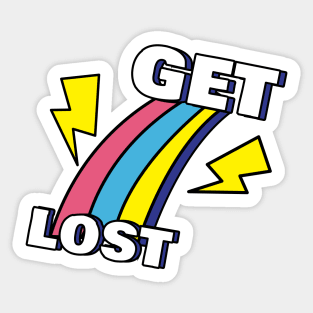 Get lost Sticker